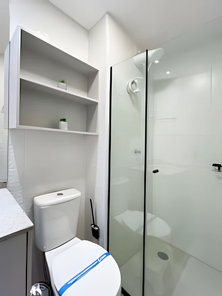APTO 805 completo em Moema | A/C, Wi-fi e jacuzzi.