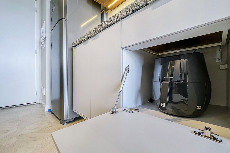 APTO 902 luxuoso | Co-working, A/C e Wi-fi 500 mb