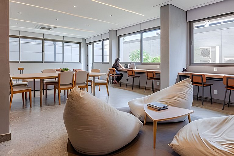 LUXO a 50m Faria Lima | 1 Dorm, Piscina e Academia