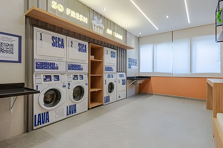 LUXO a 50m Faria Lima | 1 Dorm, Piscina e Academia