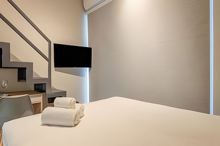 LOFT de LUXO no coração de Pinheiros | A/C, Wi-fi