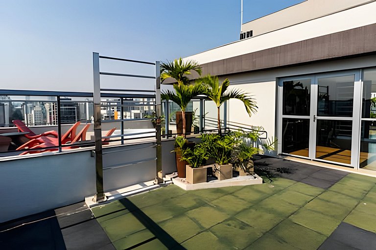 Apê 49m de LUXO em MOEMA | Jacuzzi, A/C e Wi-fi
